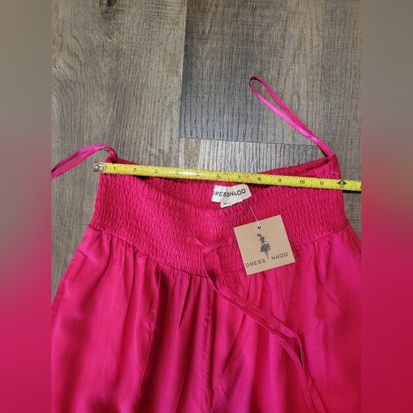 Elegant Pink Women's Pantsuit - Picture 8 of 11